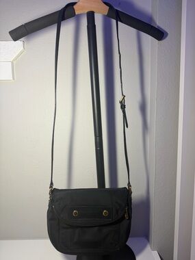 Marc by Marc Jacobs Everyday Black Crossbody Bag with Gold Accents